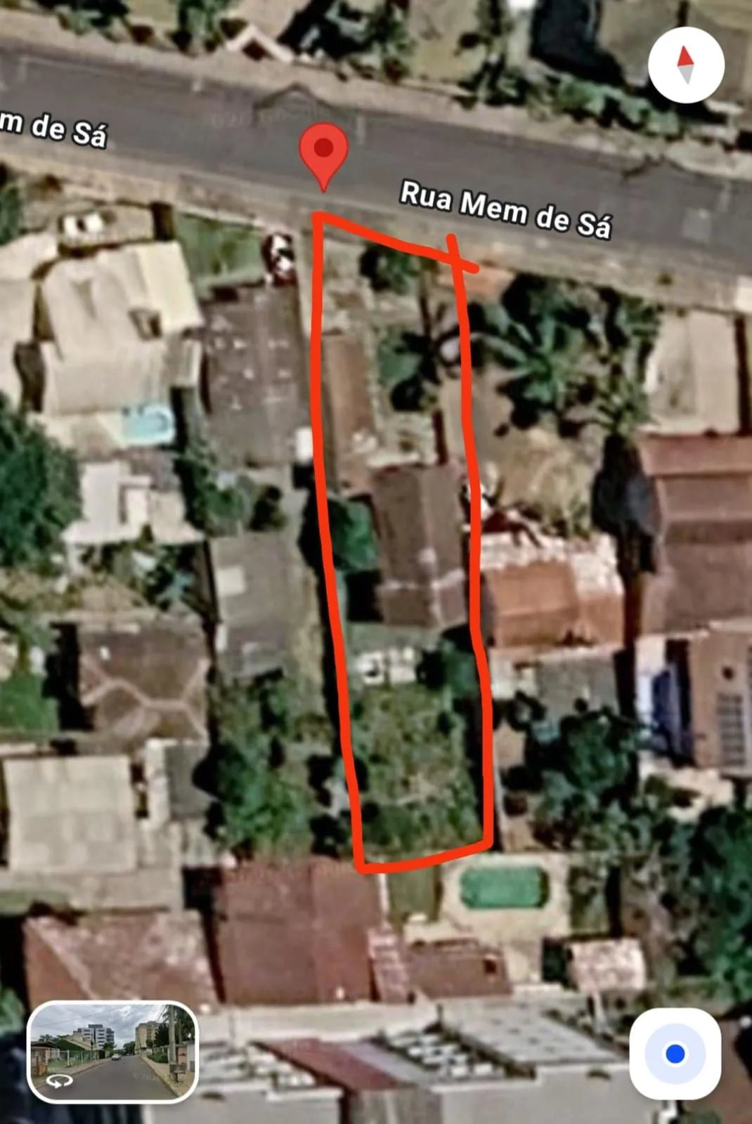 Excelente terreno em Canoas/Rua Mem de Sá/ 600m²