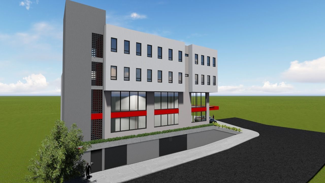 Terreno com projeto aprovado p/ 6 aptos e lojas na Av. Brasília