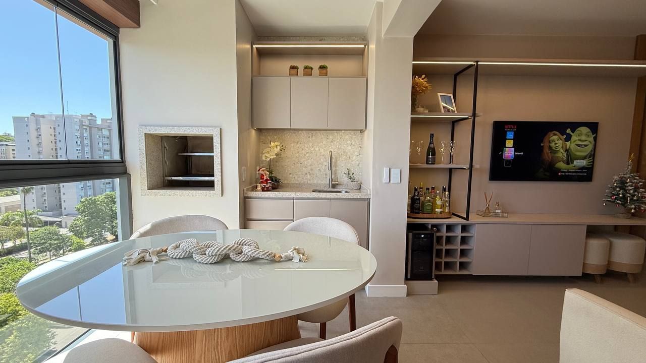 Apartamento com automação, mobiliado “porteira fechada” – Jardim Lindóia