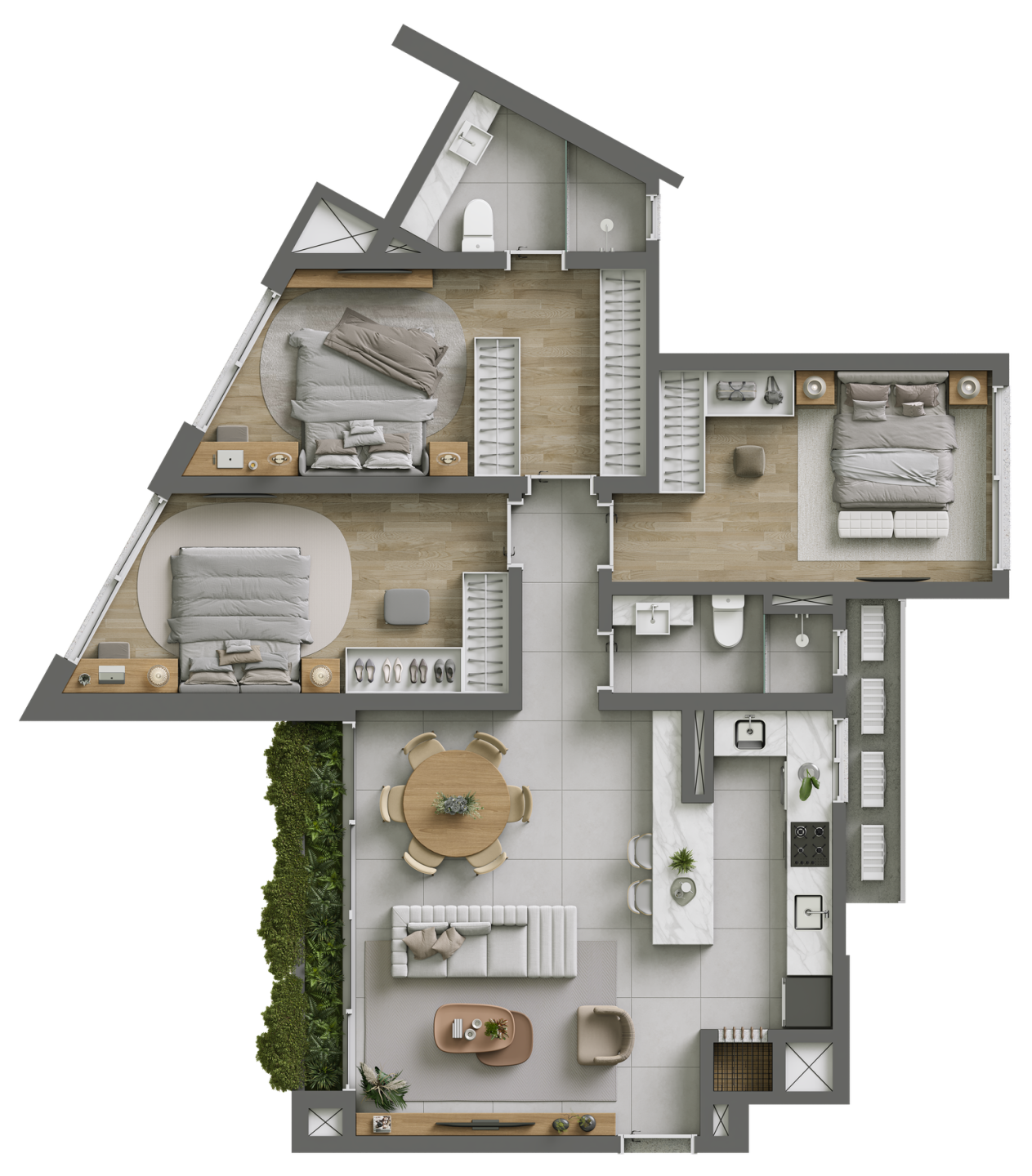 Apartamento, 3 quartos, 102 m² - Foto 8
