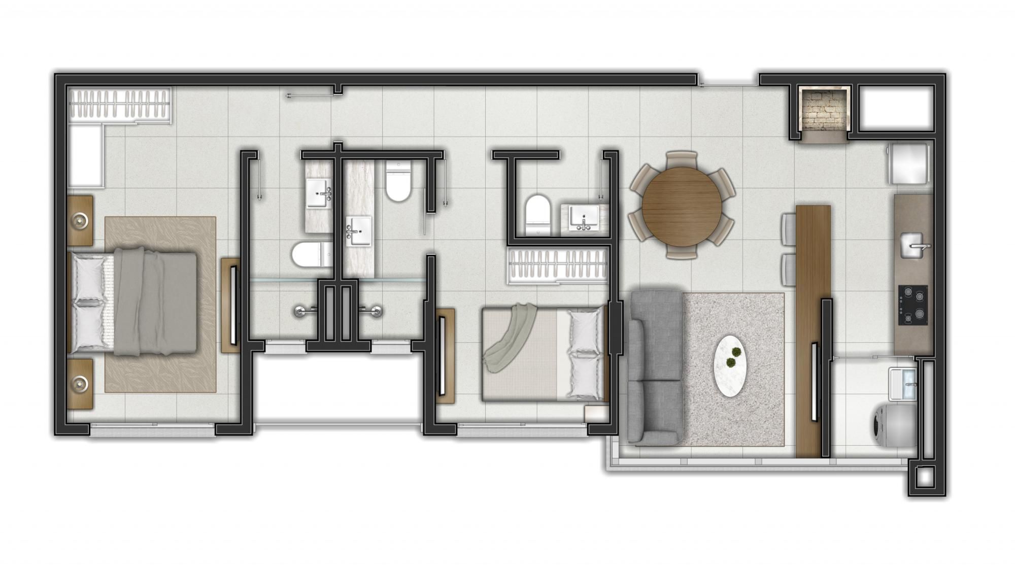 Apartamento, 2 quartos, 78 m² - Foto 13