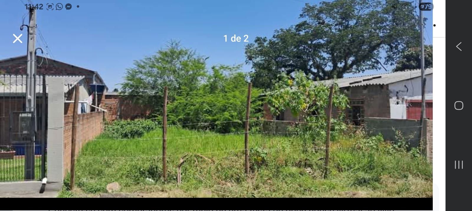 Terreno 10 x 20 somente a vista !