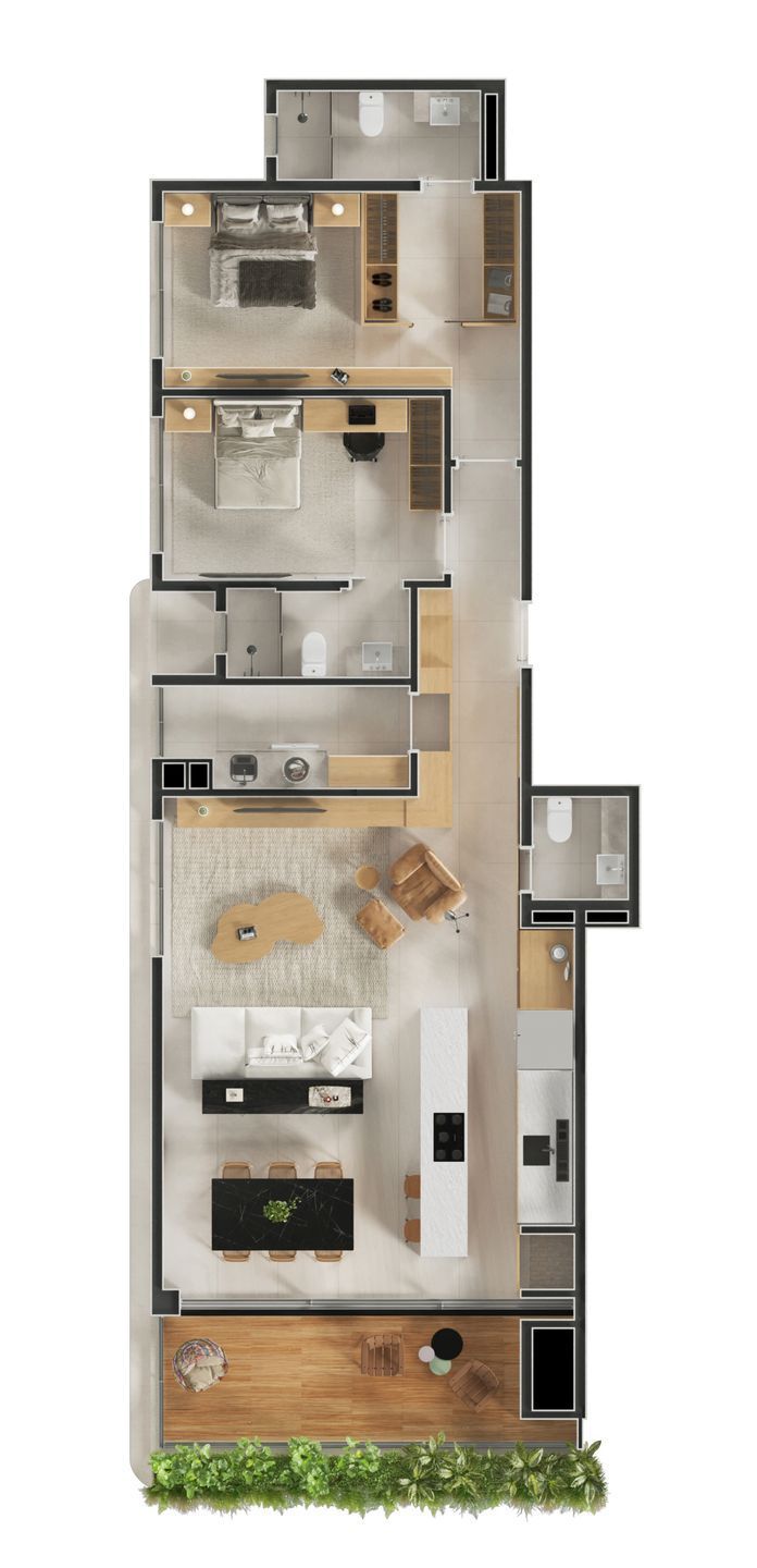 Apartamento, 2 quartos, 124 m² - Foto 20