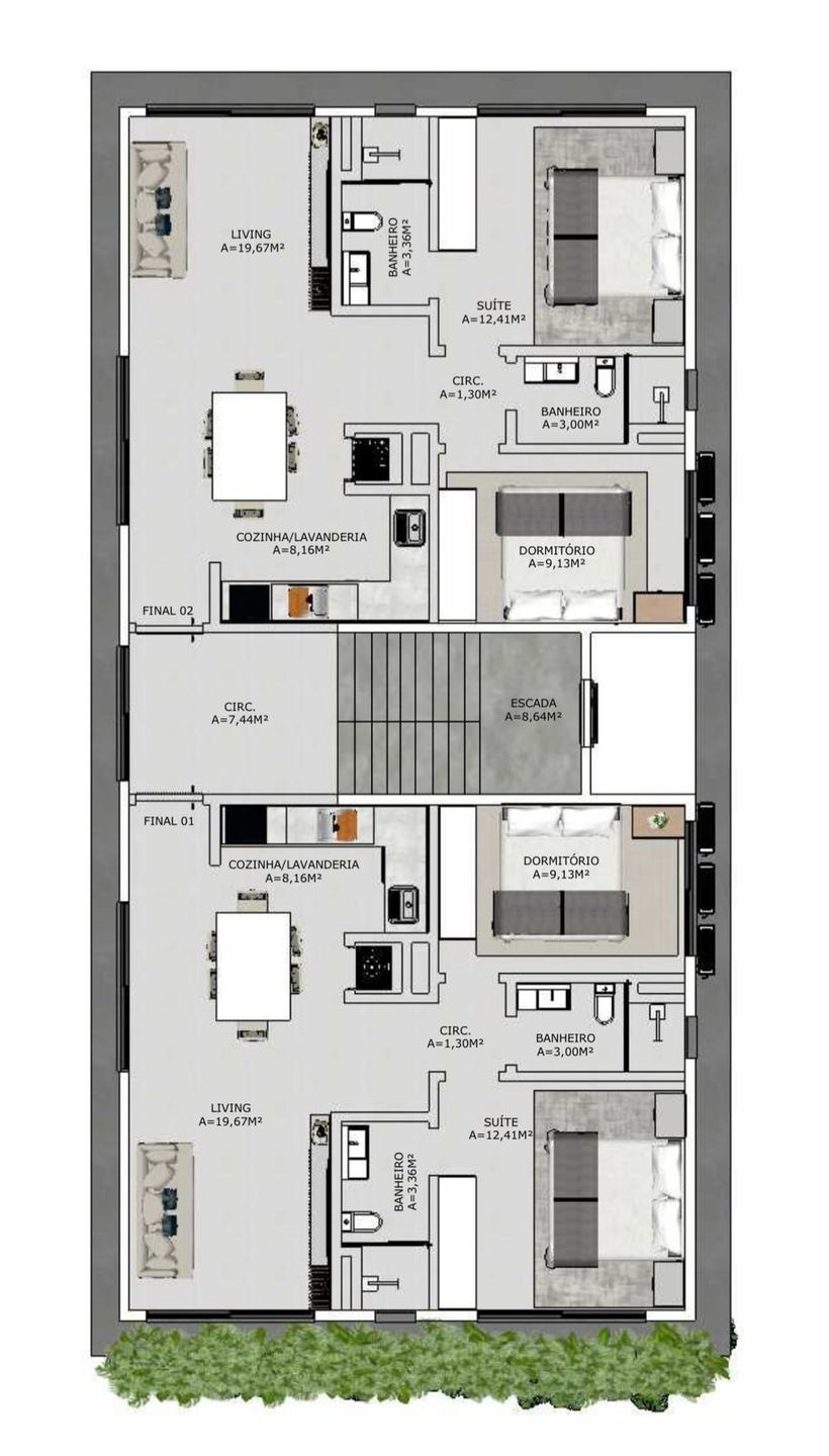 Apartamento, 2 quartos, 66 m² - Foto 5