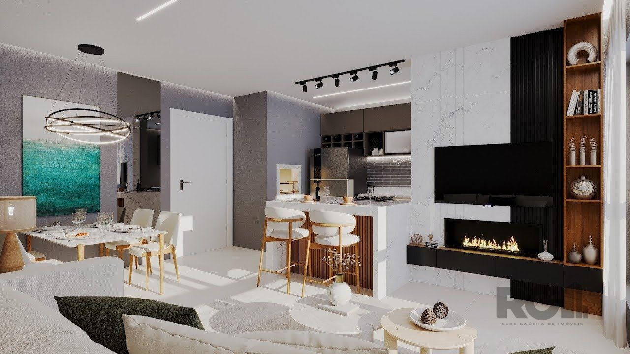Apartamento com 3 quartos, suíte, vaga, churrasqueira, Jardim Botânico, Poa/RS