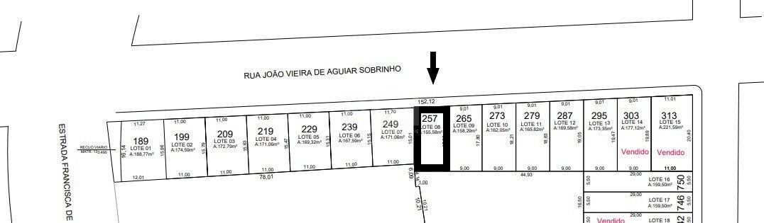 Terreno à venda, 155m² - Foto 2