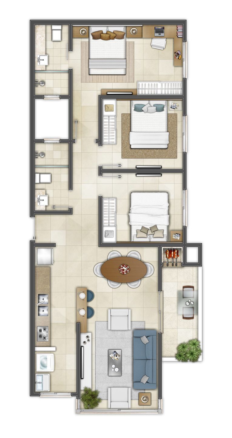 Apartamento à venda com 1 quarto, 49m² - Foto 11