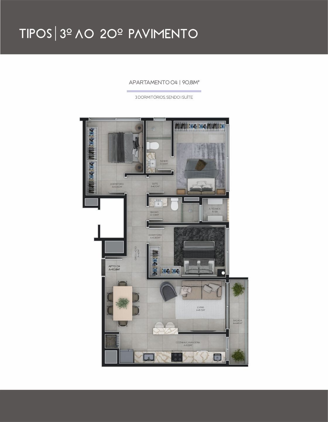 Apartamento à venda com 2 quartos, 91m² - Foto 24
