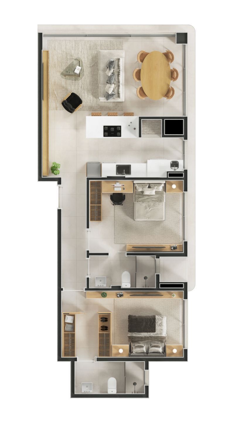 Apartamento, 2 quartos, 124 m² - Foto 17