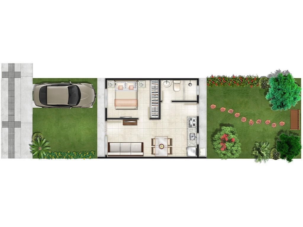 Casa à venda com 2 quartos, 44m² - Foto 2