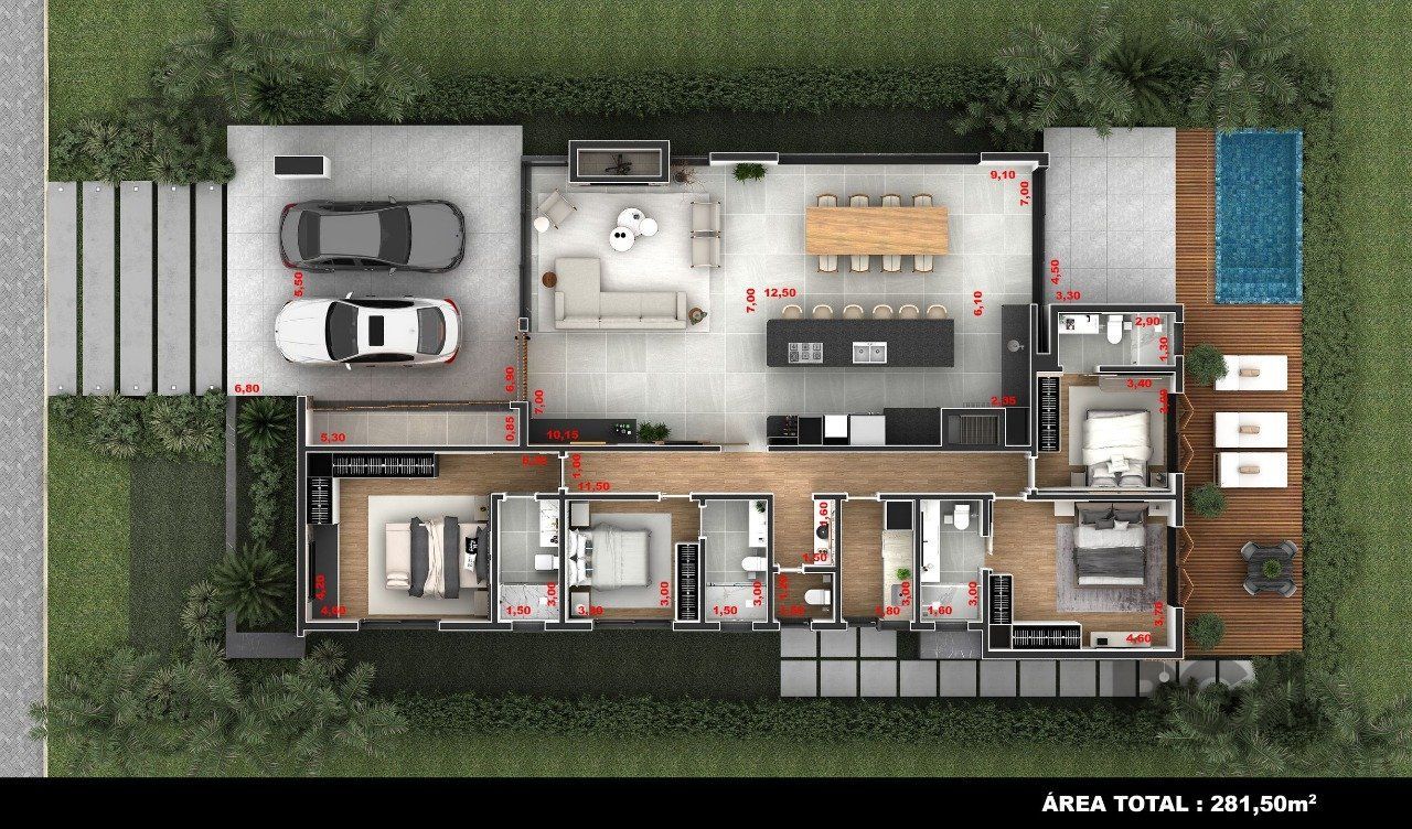 Casa de Condomínio à venda com 4 quartos, 281000m² - Foto 8