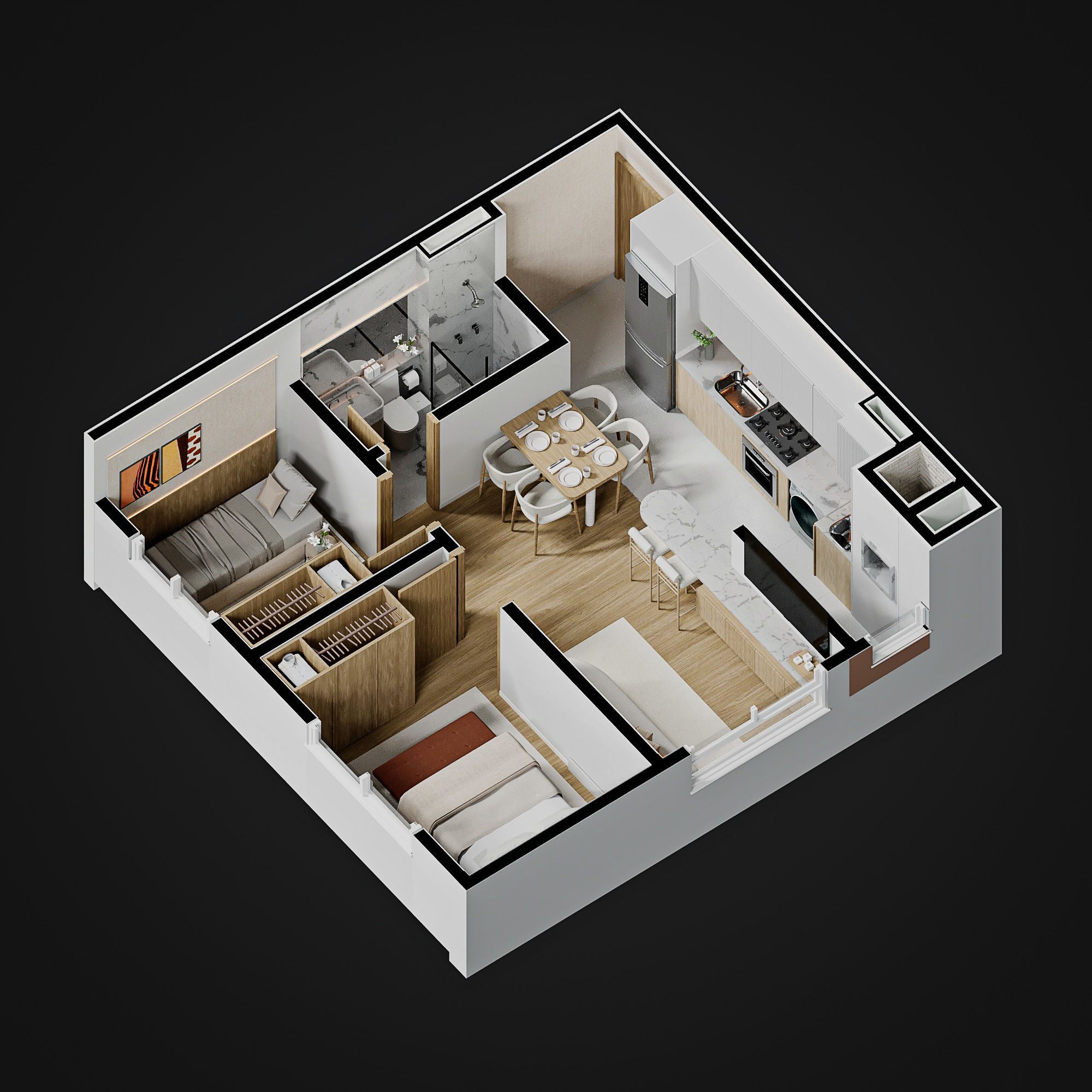 Apartamento, 2 quartos, 36 m² - Foto 3