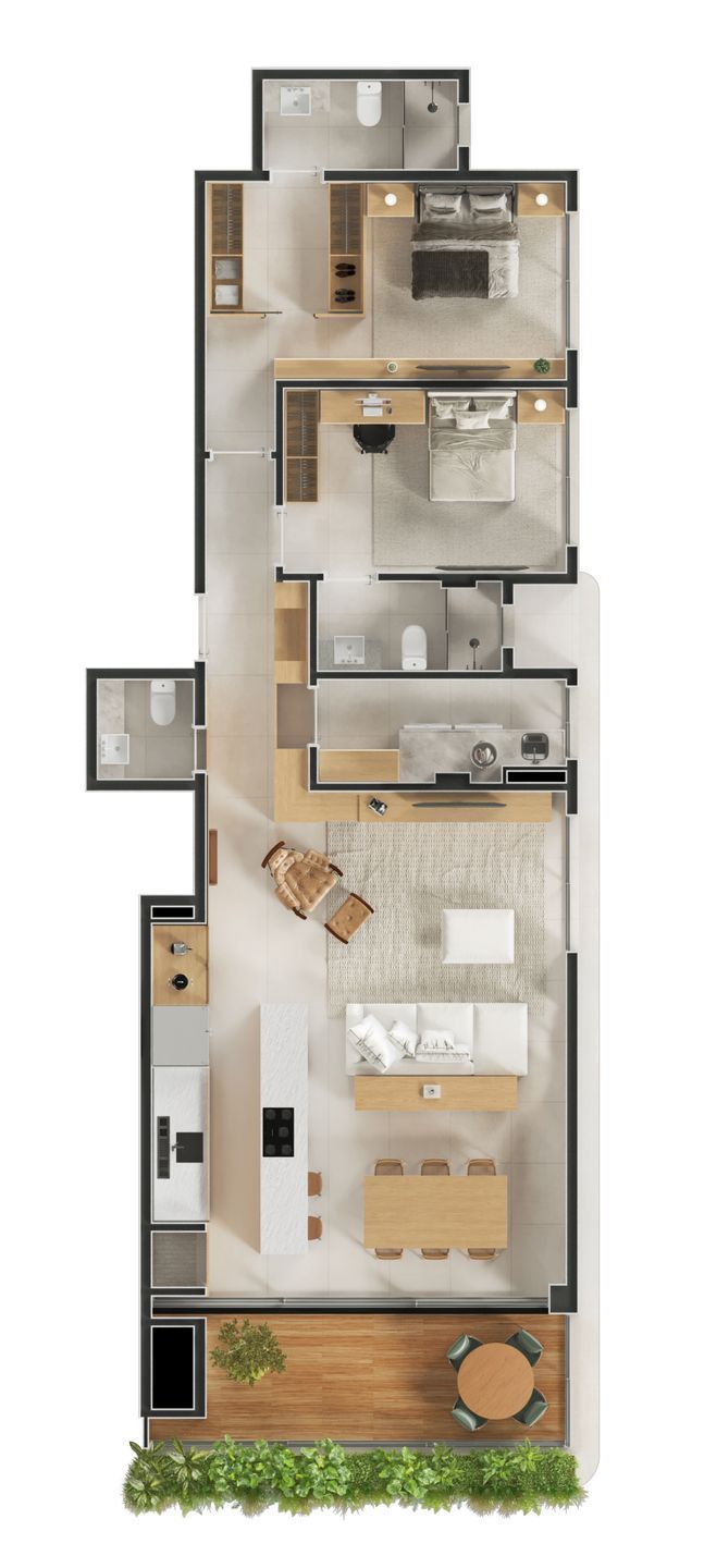 Apartamento, 2 quartos, 124 m² - Foto 19