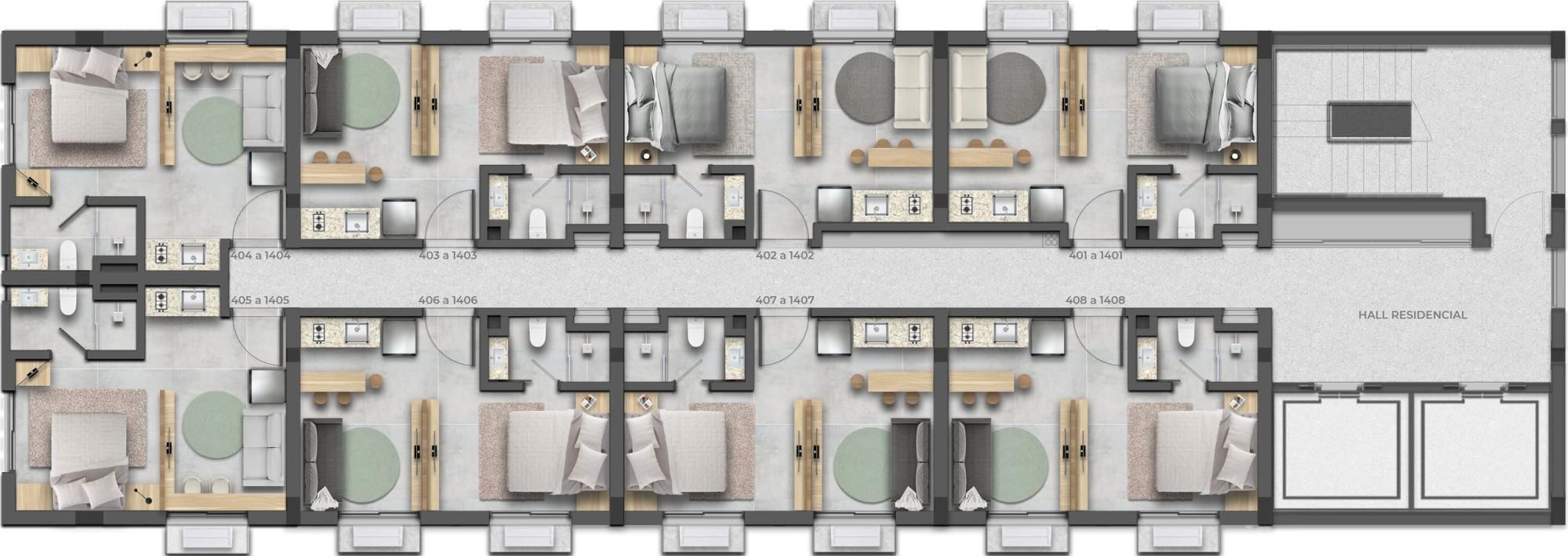 Apartamento, 1 quarto, 33 m² - Foto 21