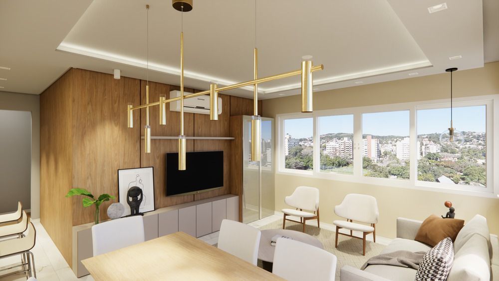 Apartamento de Alto Padrão Com 3 Suítes, 4 banheiros, 2 vagas, na Tristeza