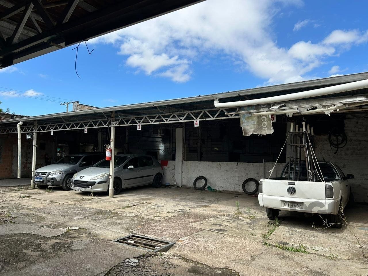 Pavilhão no bairro Camaquã