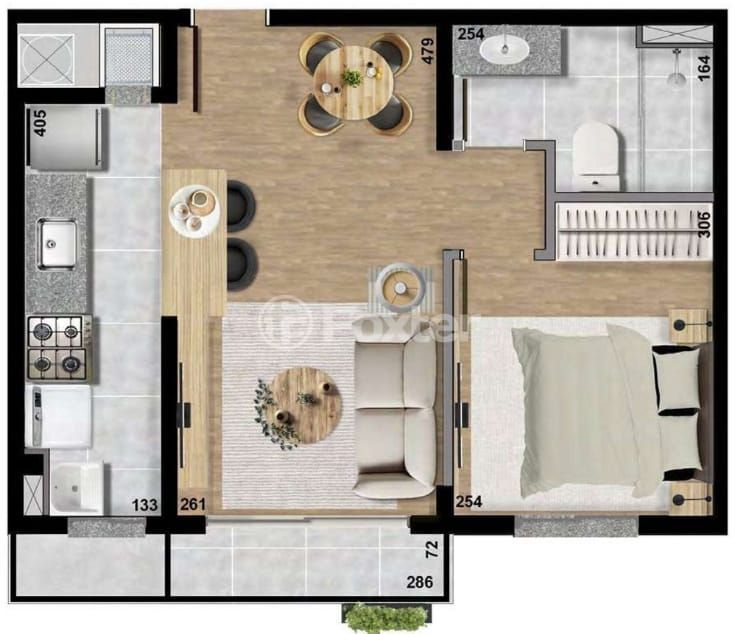 Apartamento à venda com 1 quarto, 37m² - Foto 20