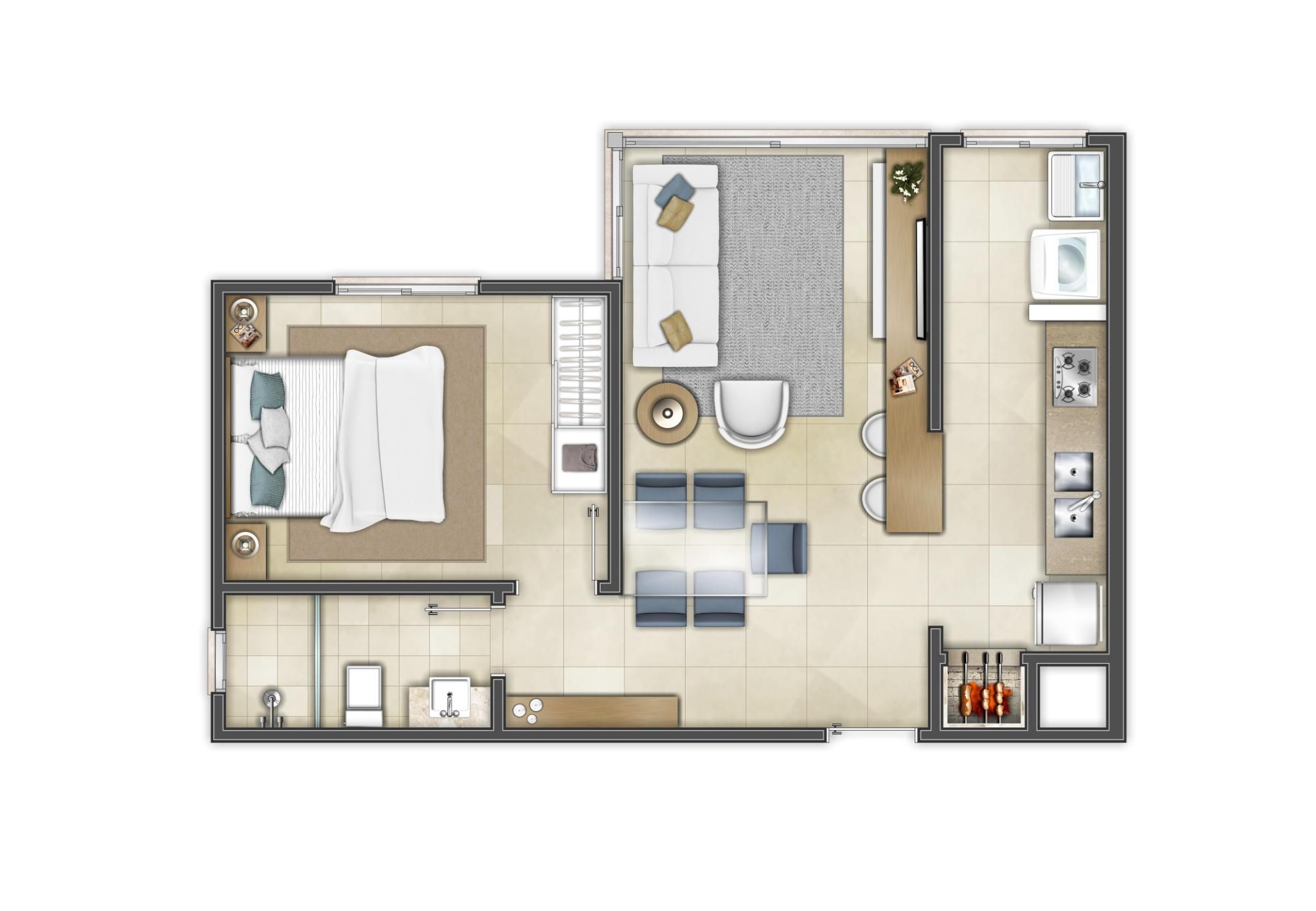 Apartamento, 2 quartos, 68 m² - Foto 14