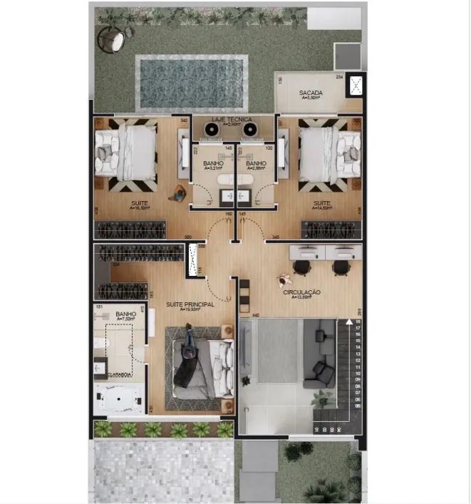 Casa, 3 quartos, 203 m² - Foto 12