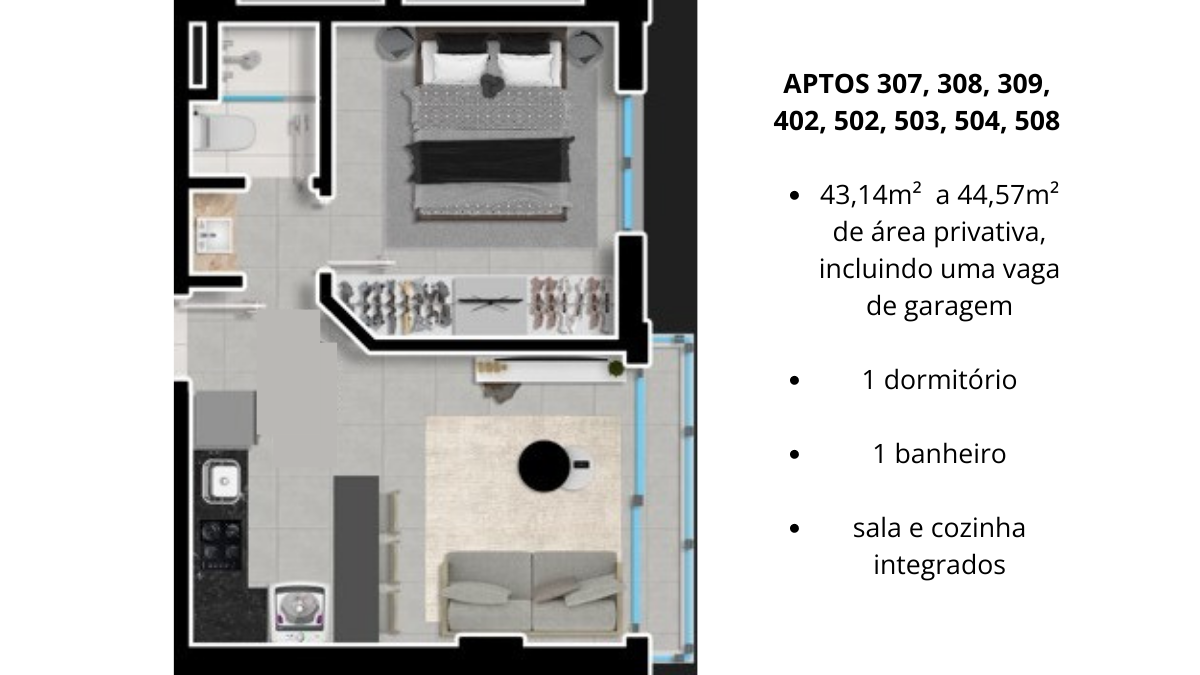 Apartamento, 2 quartos, 65 m² - Foto 16