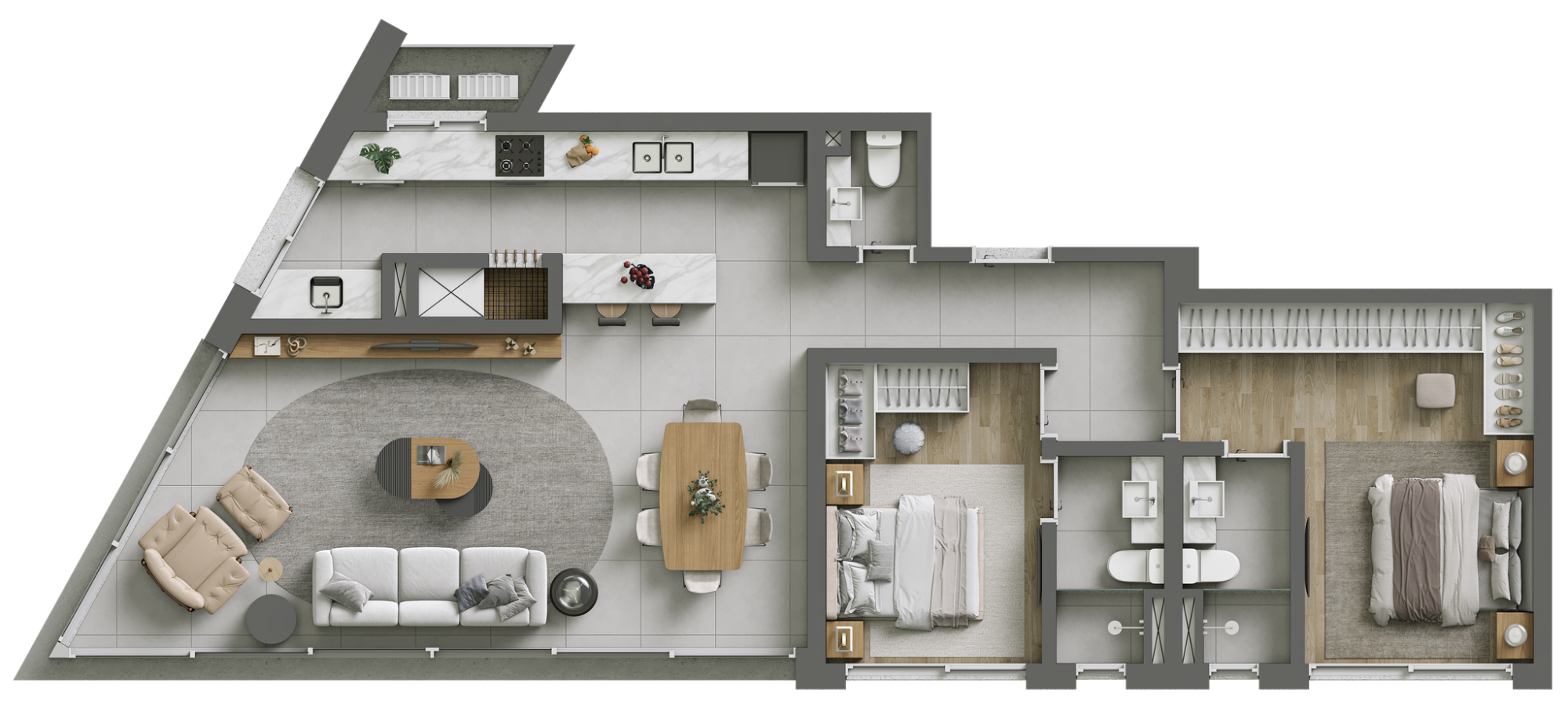 Apartamento, 2 quartos, 82 m² - Foto 7