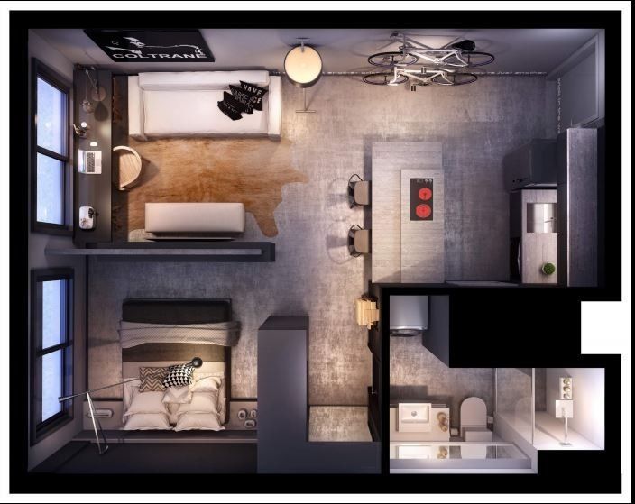 Apartamento, 1 quarto, 41 m² - Foto 2