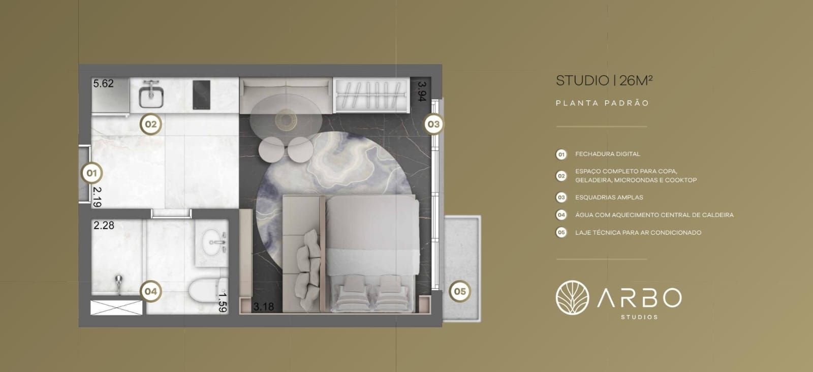 Apartamento, 1 quarto, 25 m² - Foto 11