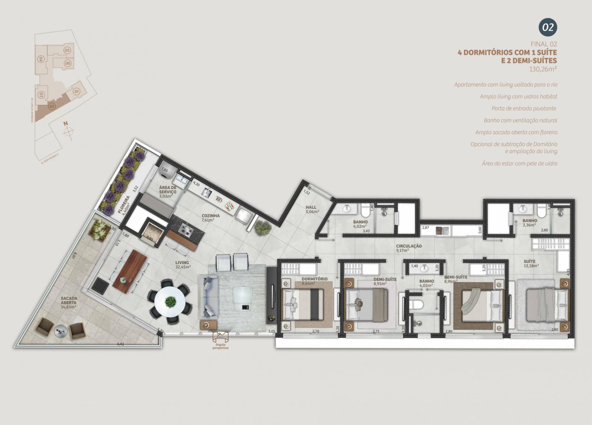 Apartamento, 4 quartos, 130 m² - Foto 18