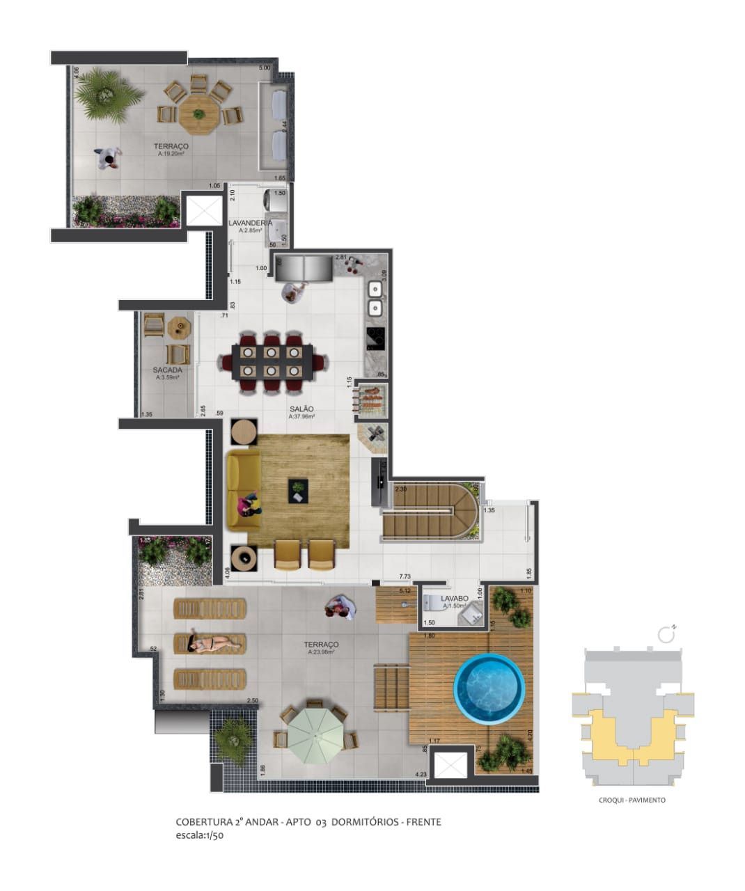 Apartamento, 1 quarto, 49 m² - Foto 13