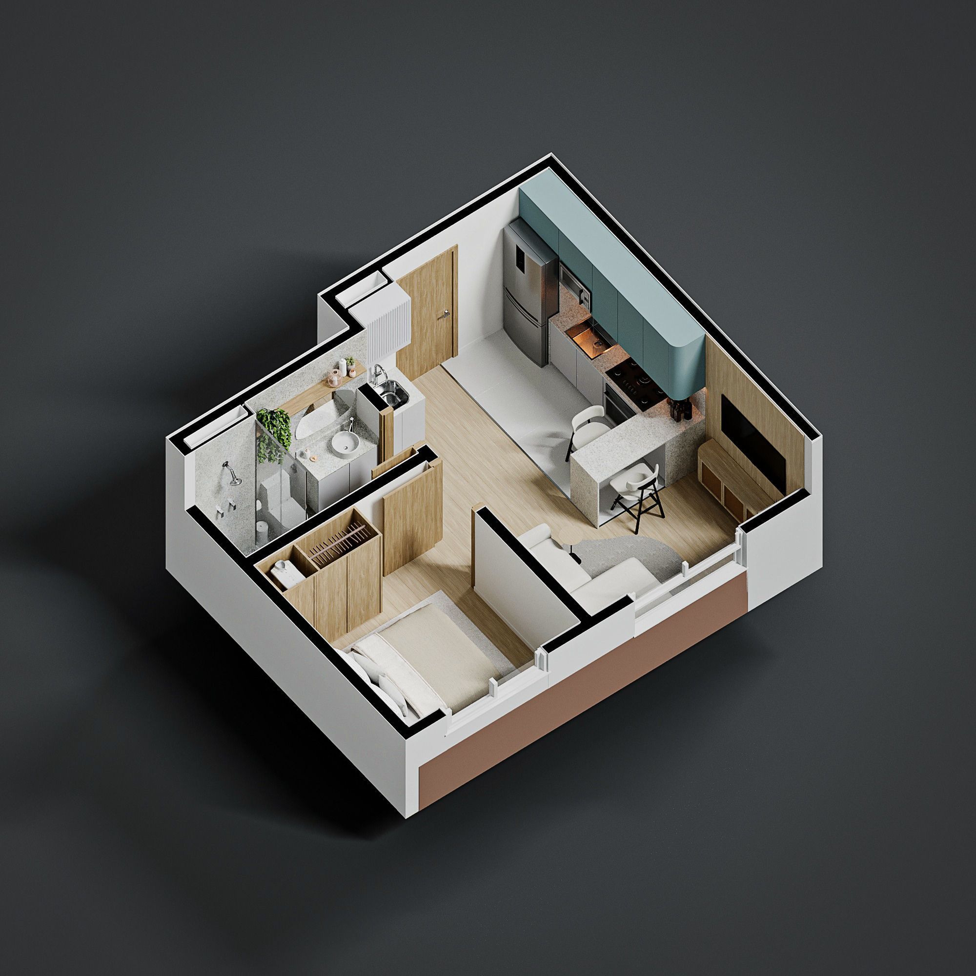 Apartamento, 1 quarto, à venda, 30 m², Cristal - Porto Alegre — foto 3