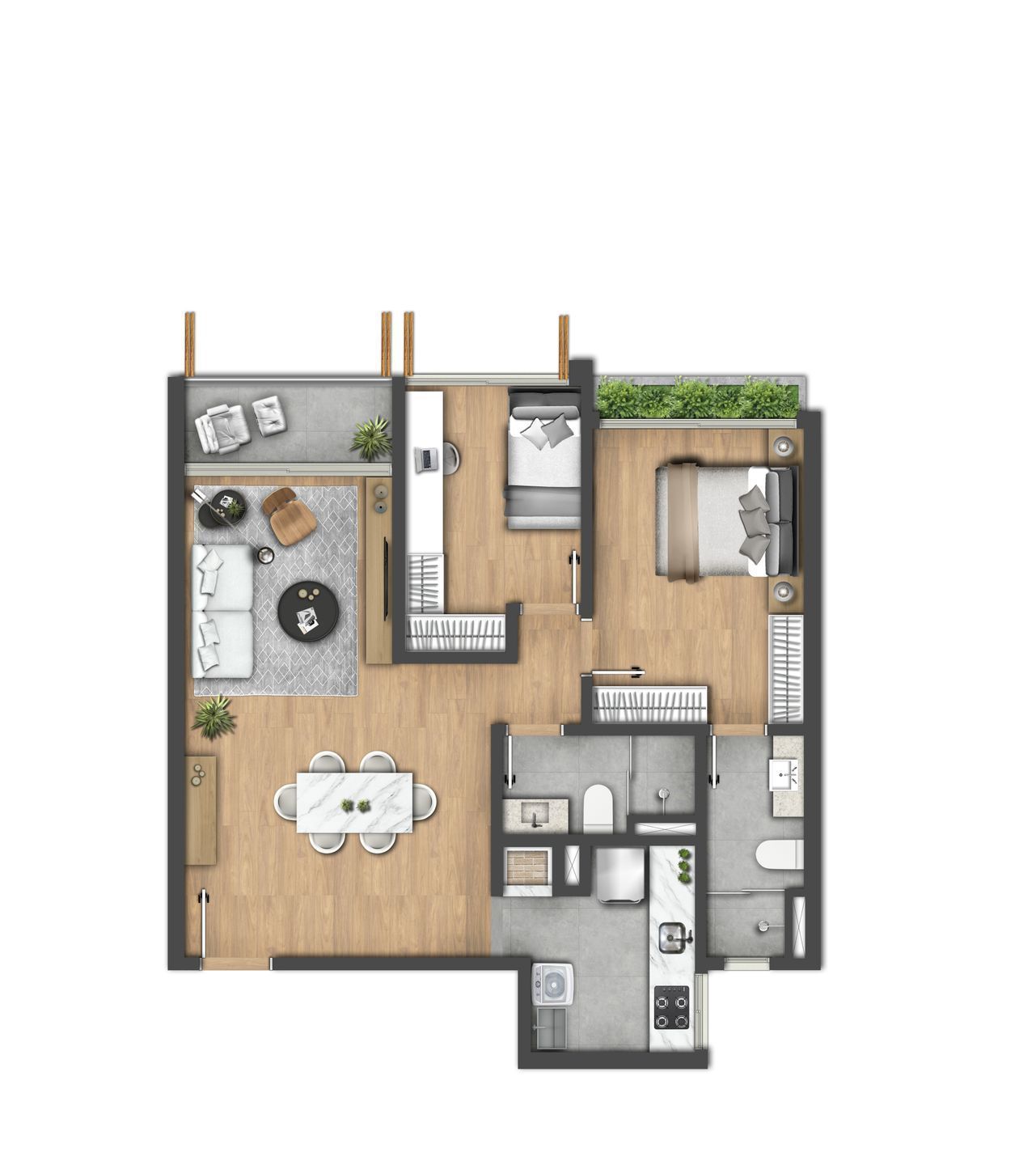 Apartamento, 2 quartos, 70 m² - Foto 11