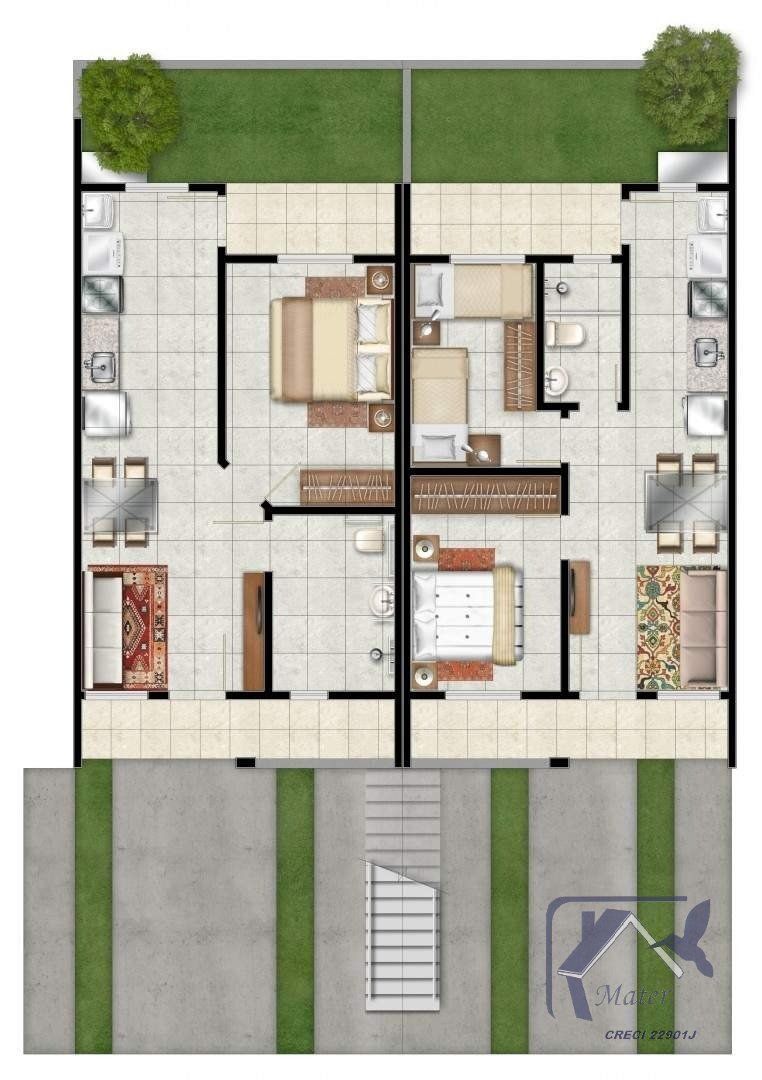 Casa, 2 quartos, 49 m² - Foto 4