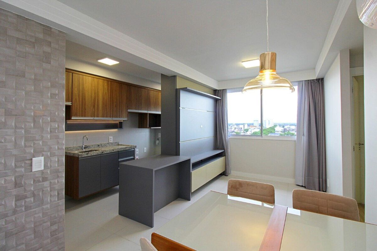 Apartamento dois dormitórios semi mobiliado Edifício Prime Wish