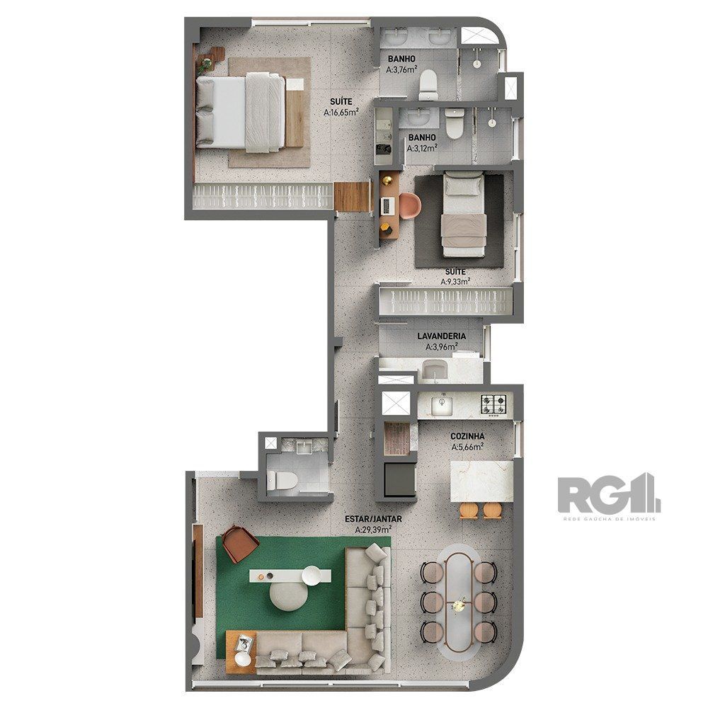 Apartamento, 2 quartos, 93 m² - Foto 22