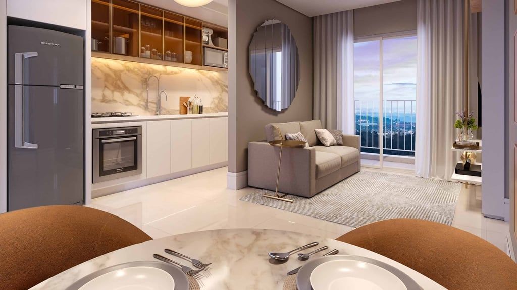 Apartamento à venda com 2 quartos, 50m² - Foto 3