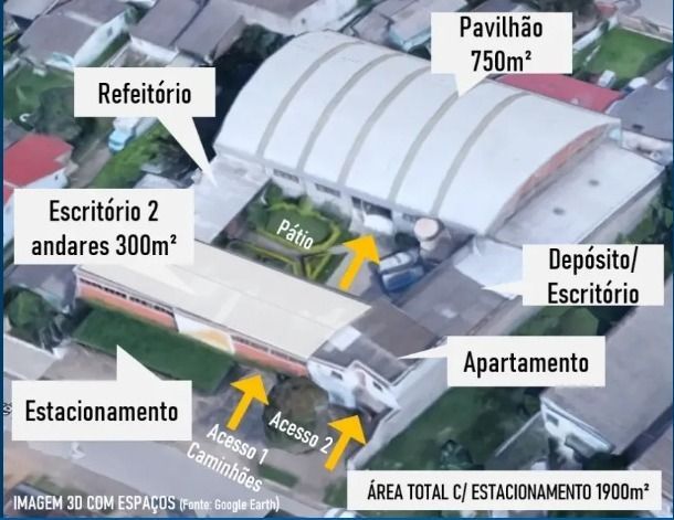 Depósito-Galpão-Armazém para alugar com 3 quartos, 1299m² - Foto 6