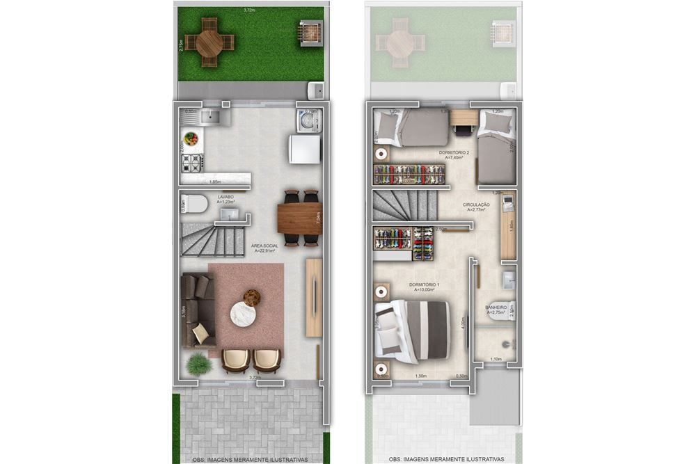 Casa de Condomínio à venda com 2 quartos, 61m² - Foto 11