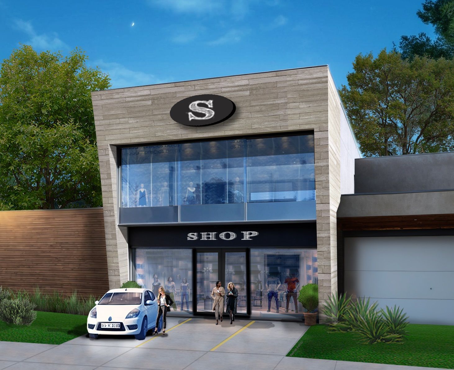 Loja-Salão para alugar com 2 quartos, 281m² - Foto 1