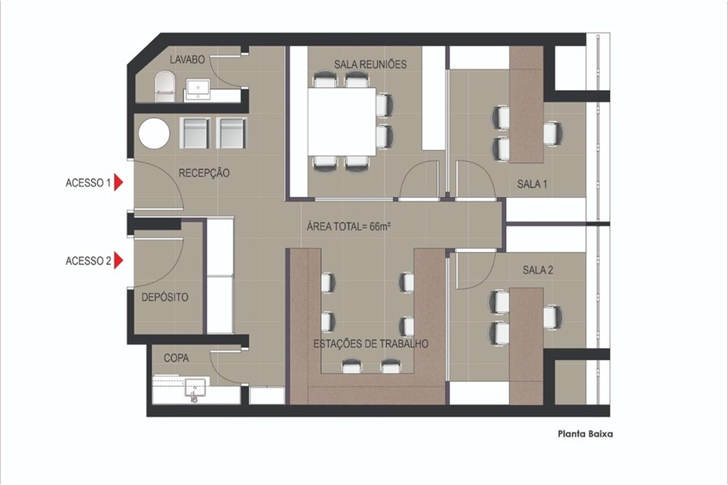 Sala-Conjunto, 65 m² - Foto 33