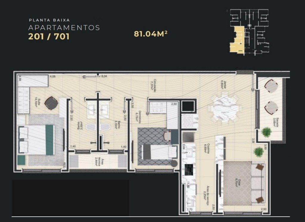 Apartamento à venda com 2 quartos, 94m² - Foto 16