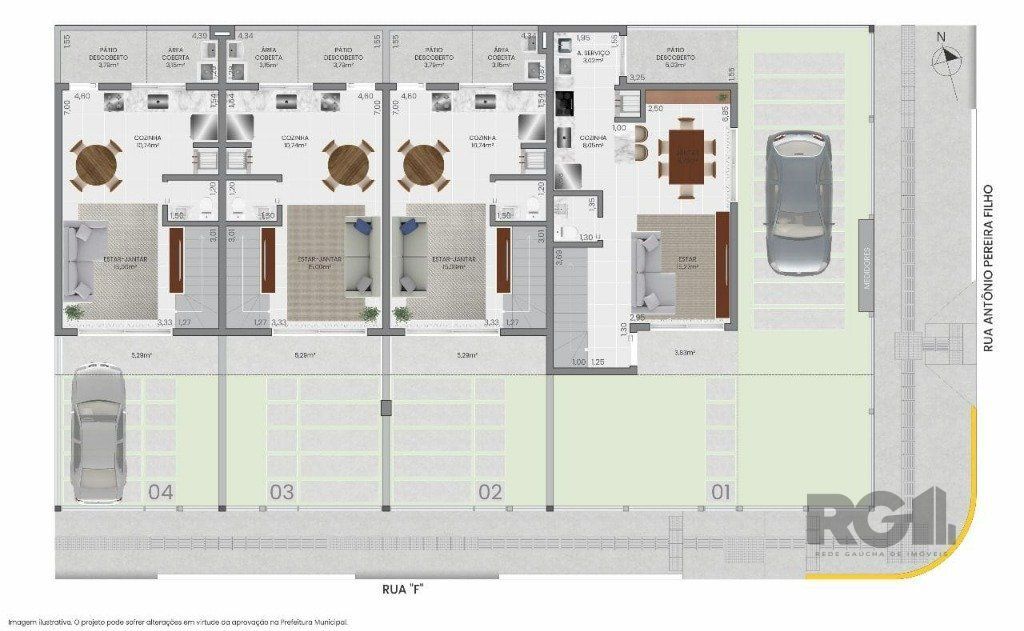Sobrado, 2 quartos, 98 m² - Foto 2