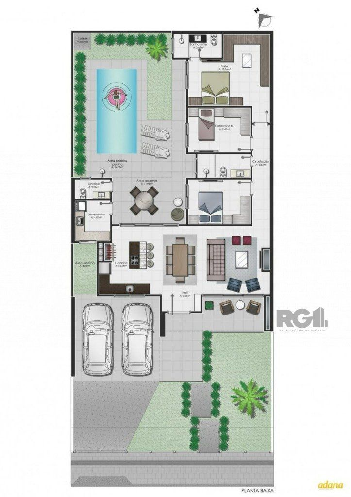 Casa, 3 quartos, 173 m² - Foto 2