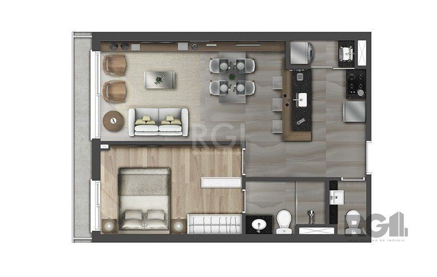 Apartamento à venda com 1 quarto, 53m² - Foto 27