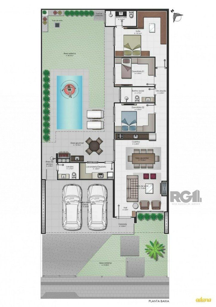 Casa, 3 quartos, 180 m² - Foto 4