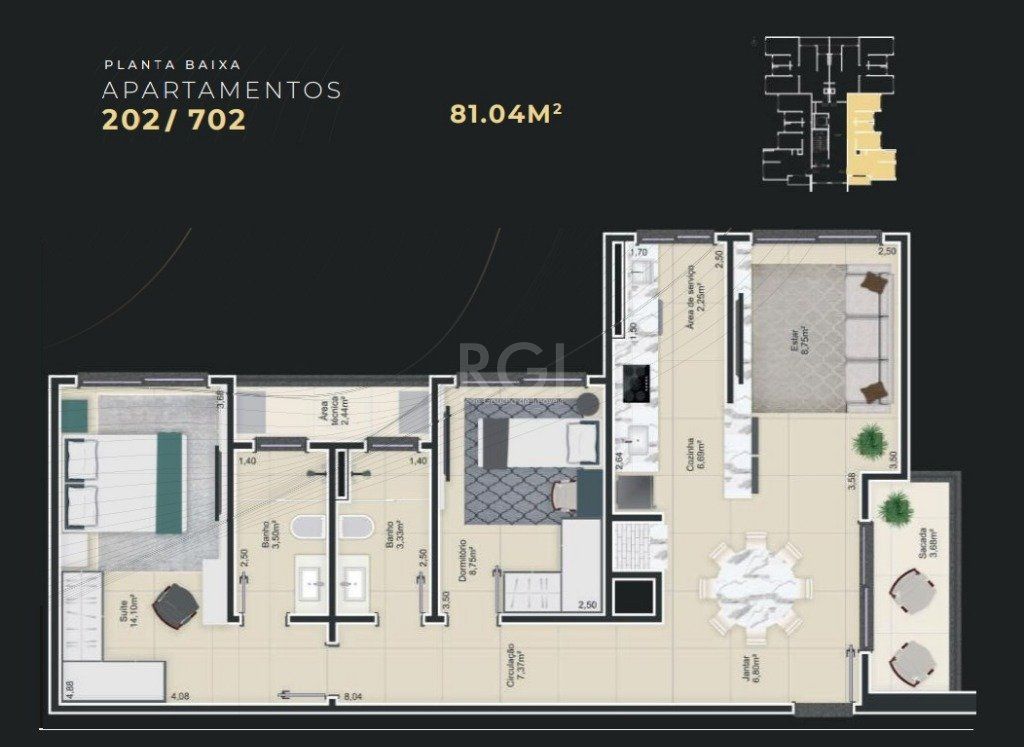 Apartamento à venda com 2 quartos, 97m² - Foto 16