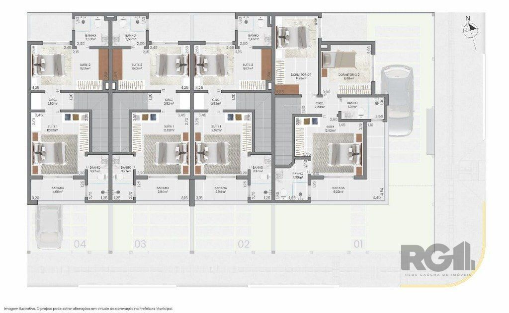 Sobrado, 2 quartos, 98 m² - Foto 7