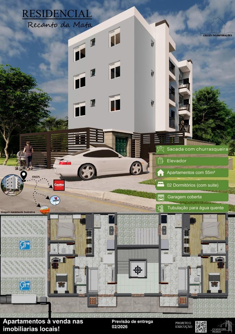 Apartamento 2 quartos à venda, 55m², Vila Fátima - Cachoeirinha