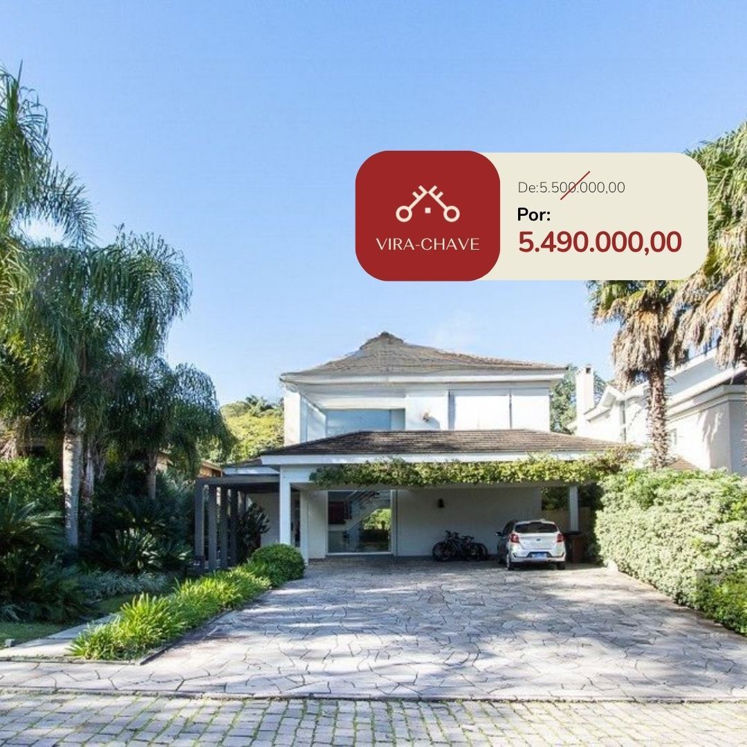 Casa no Condomínio Las Rocas, vista para o Guaíba, com 5 suítes