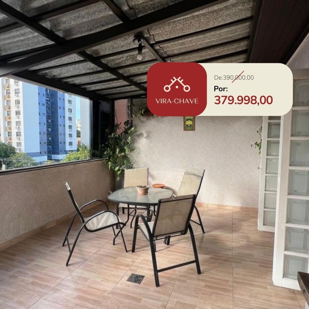 Cobertura no bairro Menino Deus com 01 dormitório sendo suíte