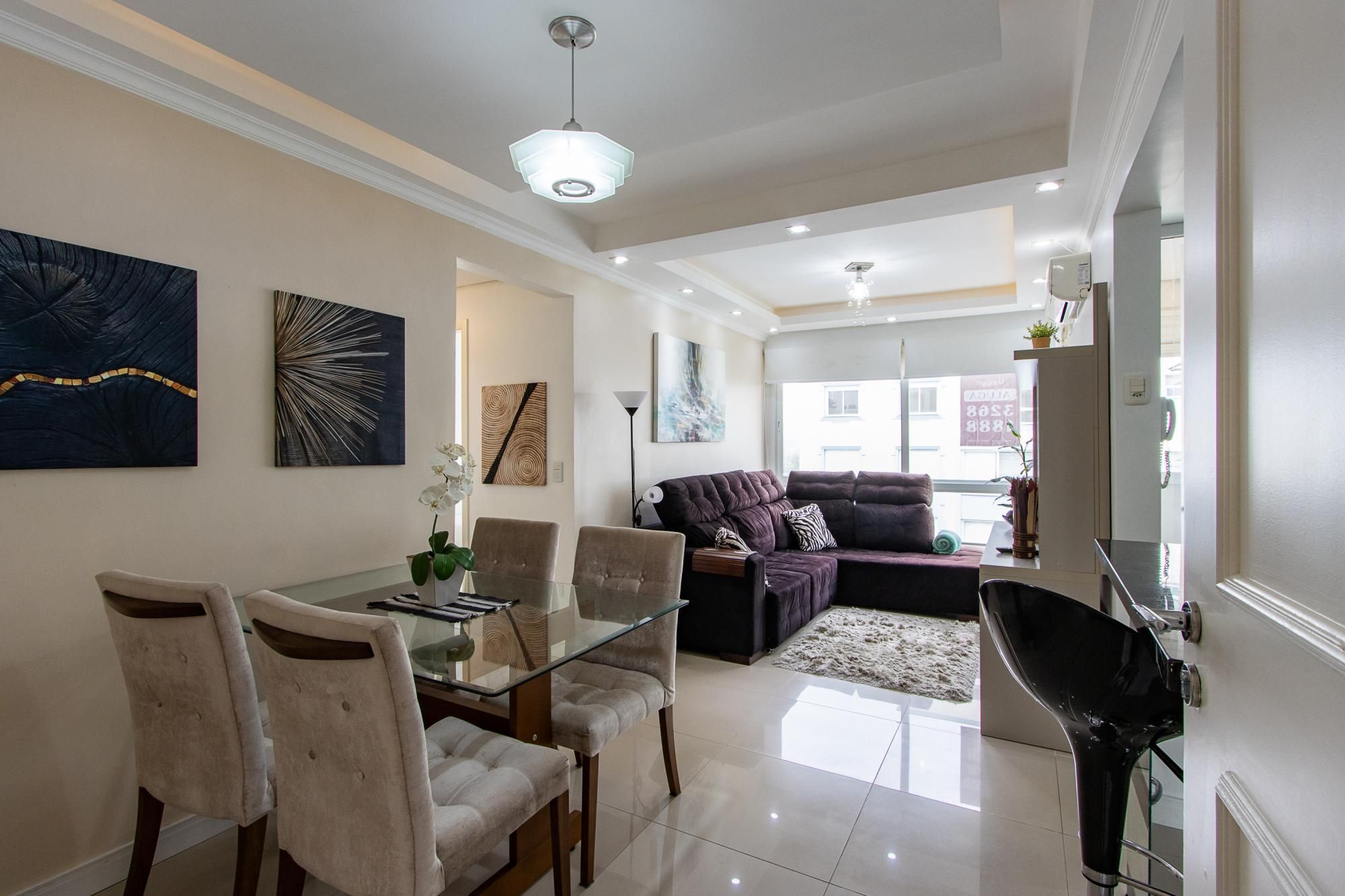 APARTAMENTO MOBILIADO PARA VENDA , 71m², 3 QUARTOS (1 SUITE),  01 VAGA ESCRITURADA - BAIRRO CAVALHADA